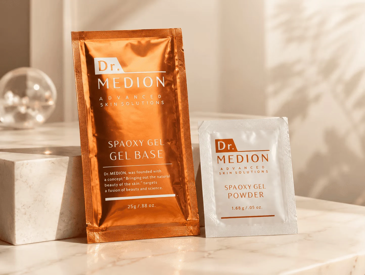Dr. MEDION SpaOxy Gel Base and Powder for the Vitamin C treatment