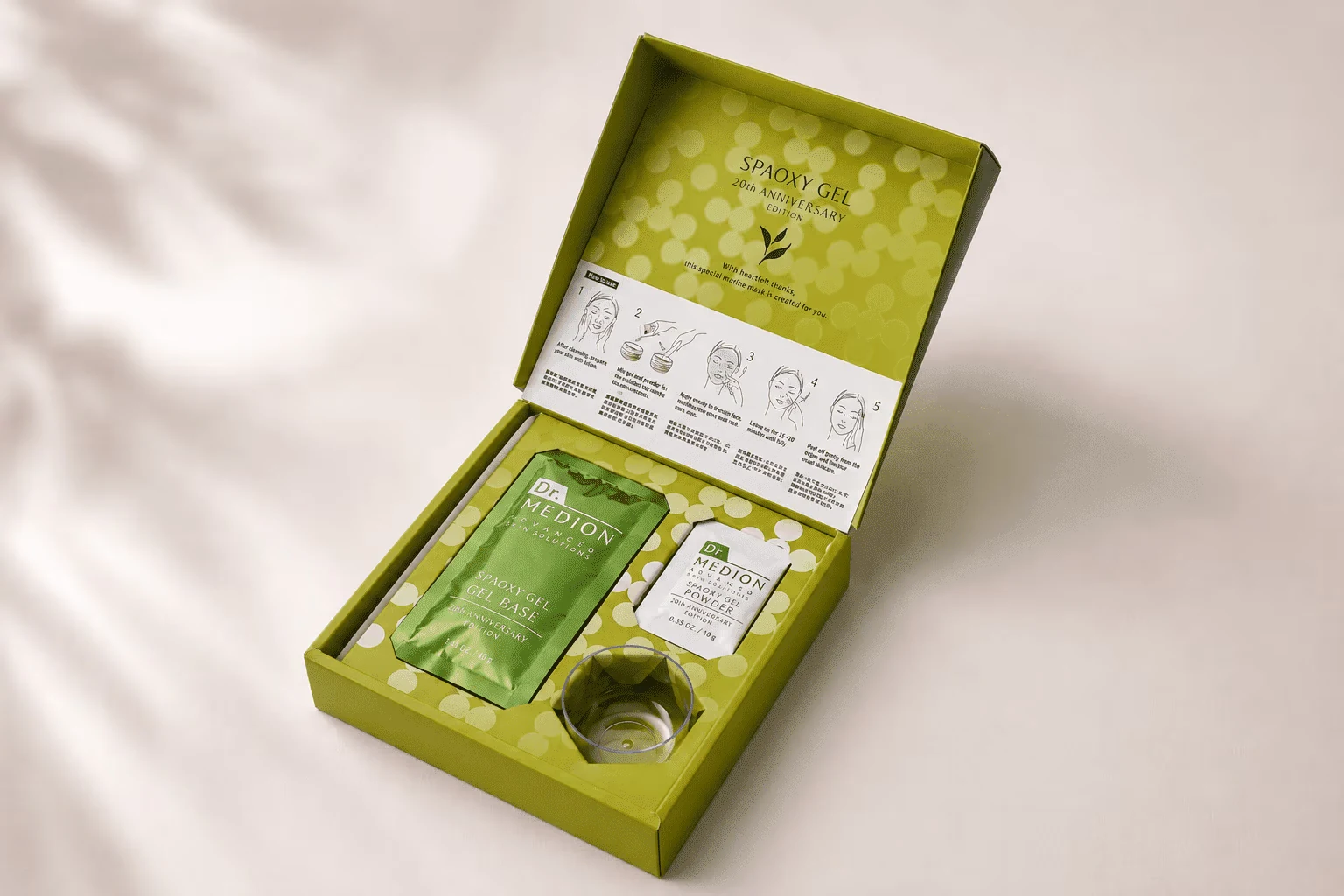Dr. MEDION SpaOxy Gel products at RA Beauty Antwerp