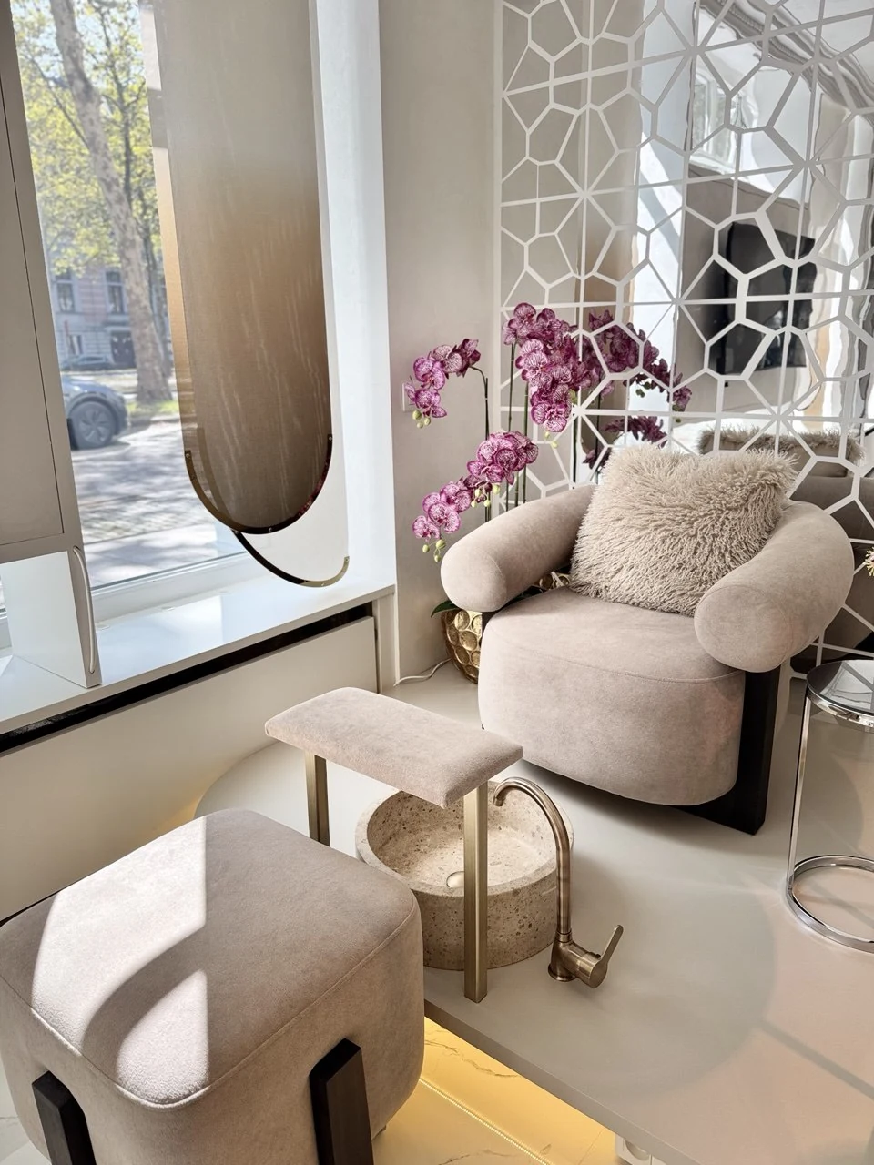 Pedicure treatment at RA Beauty